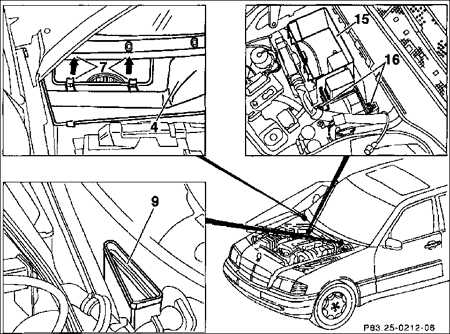 Водосборник Mercedes-Benz W201