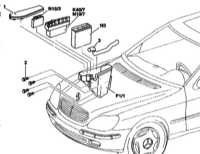  Электрические предохранители Mercedes-Benz W220