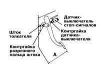 11.4 Регулировка педали ножного тормоза