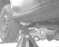  Поддомкрачивание и буксировка Mitsubishi Galant