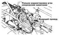  Проверка/регулировка установки угла опережения зажигания Mitsubishi Galant