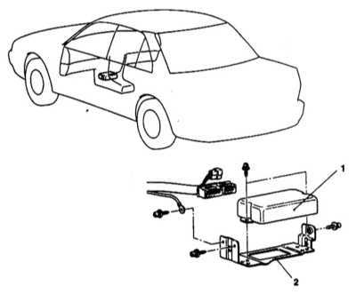  Снятие и установка блока управления ABS Mitsubishi Galant