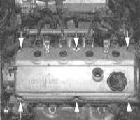 Снятие и установка крышки головки цилиндров Mitsubishi Galant