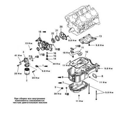  Снятие и установка масляного насоса Mitsubishi Galant