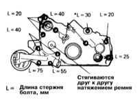 Снятие и установка масляного насоса Mitsubishi Galant