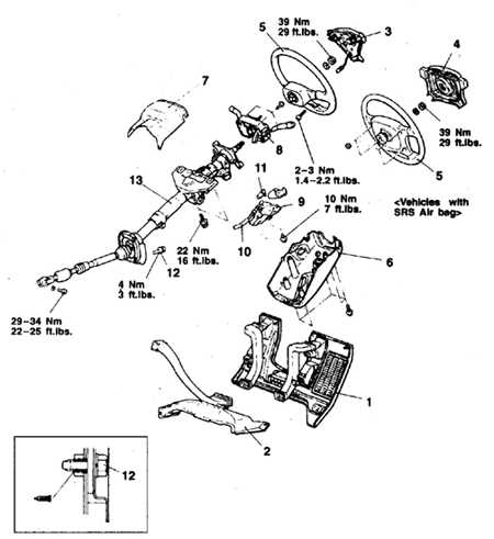  Рулевая колонка Mitsubishi Pajero