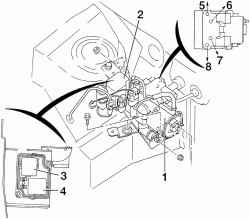 9.6.3 Снятие и установка гидроагрегата ABS