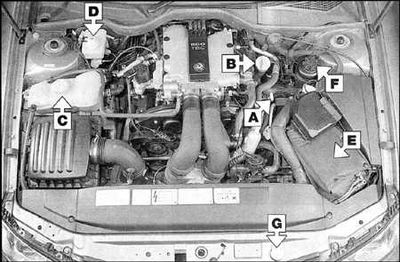 Двигательный отсек Opel Omega