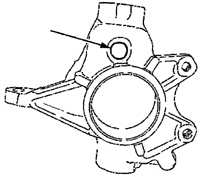  Поворотный кулак Peugeot 405