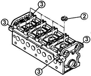  Крышка головки блока цилиндров Peugeot 405
