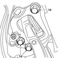  Снятие и установка продольного рычага Saab 95