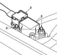  Снятие и установка компонентов системы SRS Saab 95