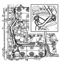  Снятие и установка форсунок Saab 95