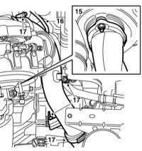  Снятие и установка турбокомпрессора Saab 95