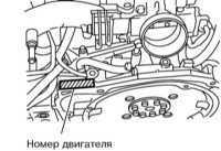  Идентификационные номера и информационные ярлыки Subaru Legacy Outback