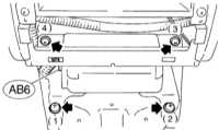 Снятие и установка компонентов SRS Subaru Legacy Outback