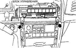  Панель управления отопителем Subaru Legacy