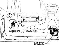  Замок багажника Subaru Legacy