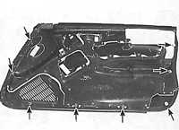  Обивка двери Subaru Legacy