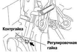 6.8 Проверка и регулировка стояночного тормоза