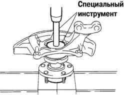 Установка ступицы переднего колеса