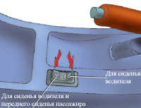  Подогреватель сиденья Toyota Corolla