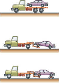 Буксировка автомобиля Toyota Corolla
