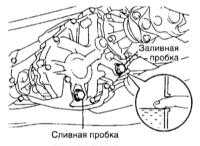 3.17 Проверка уровня смазки в раздаточной коробке