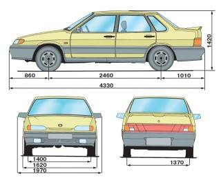 1.1 Технические характеристики автомобилей