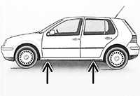 11.9 Поднятие автомобиля