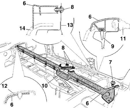  Снятие и установка накладок порогов Volkswagen Golf IV