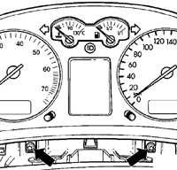  Снятие и установка комбинации приборов Volkswagen Golf IV
