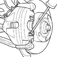  Замена передних тормозных колодок Volkswagen Passat B5