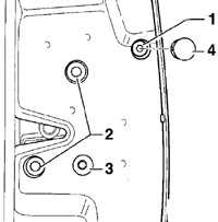  Кронштейн двери Volkswagen Passat B5