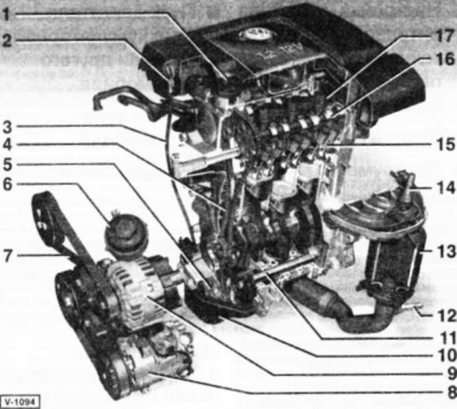 1.6 3-цилиндровый бензиновый двигатель