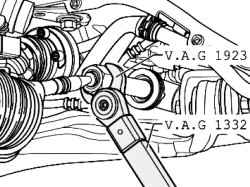 5.1.5 Снятие и установка рулевой тяги